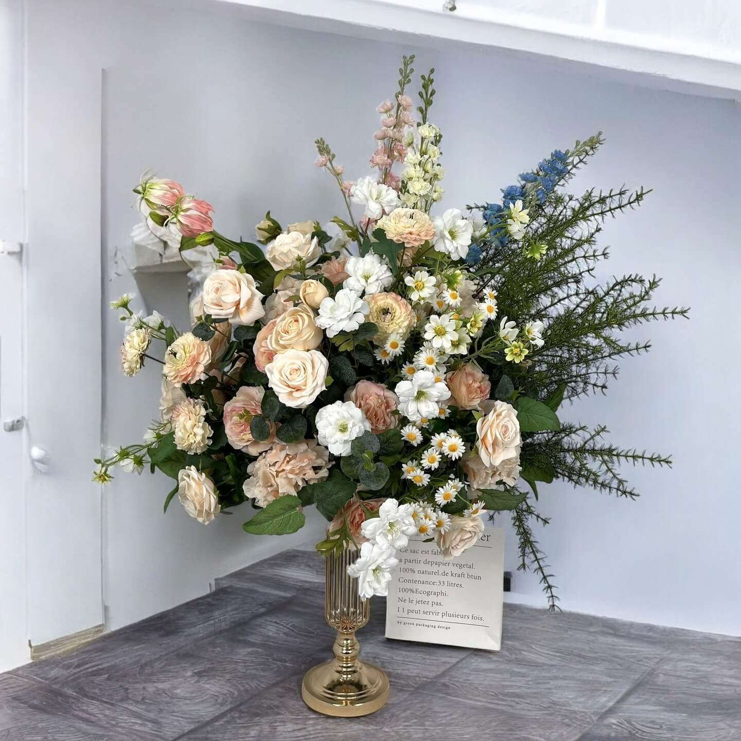 Roseytime Pink&Champagne Flower Ball #RTB095