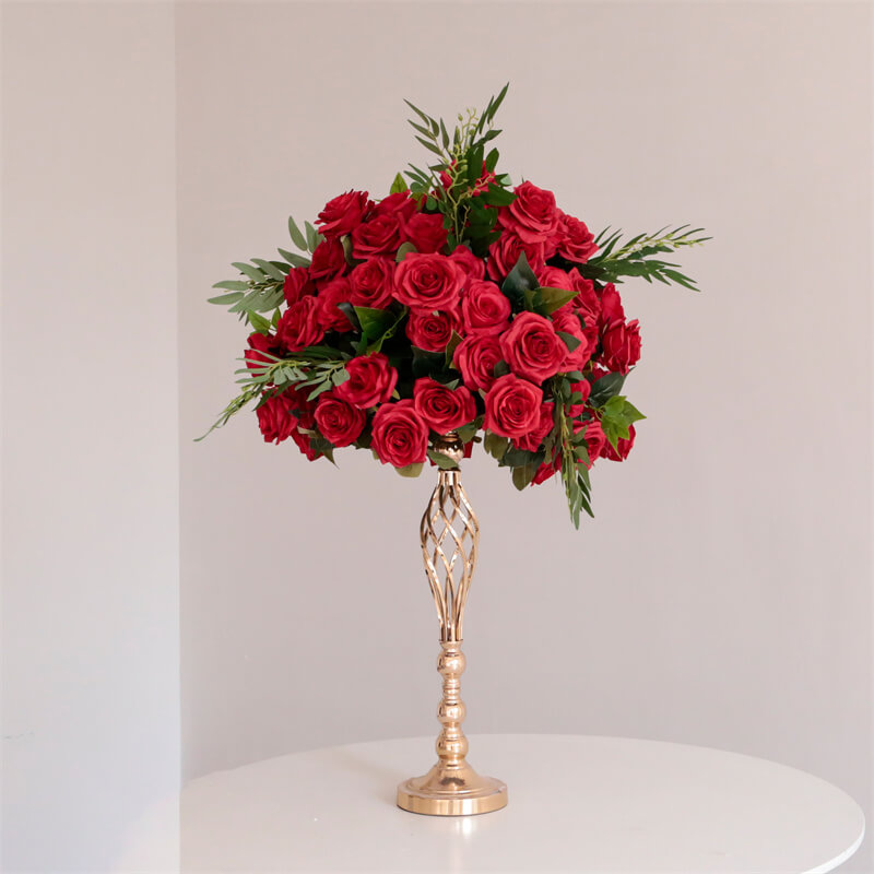 Roseytime Red Roses Wedding Flower Ball #RTB038