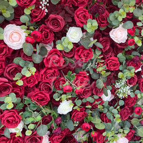 💥BF SALE: Red Roses Flower Wall 8x8ft #RTW042-保留