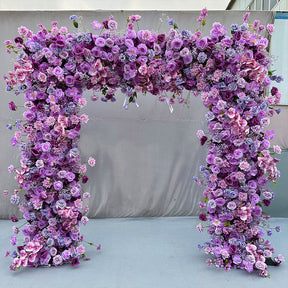 💥BF Sale: Purple Square Flower Arch Fabric Back #RTA017