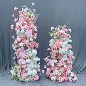 💥BF Sale: Pink Flower Pillars Set with Frame #RTP046