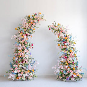 💥BF Sale: Colorful Flower Pillars Arch with Frame #RTP006