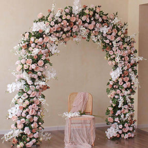 Roseytime Floral Arch Pink Flowers for Wedding Baby Shower Party Decoration