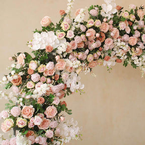 Roseytime Floral Arch Pink Flowers for Wedding Baby Shower Party Decoration