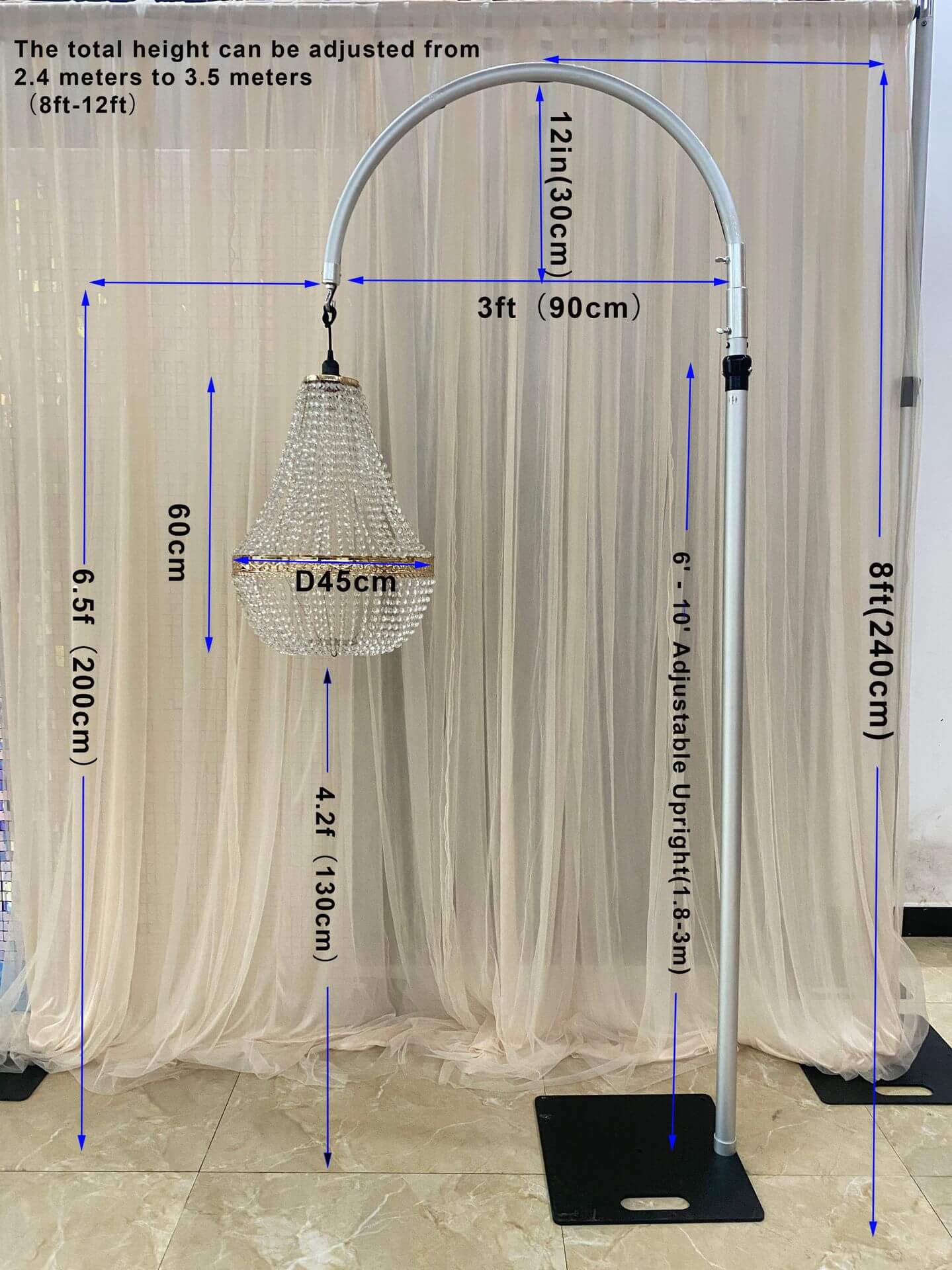 Roseytime Chandelier Hanger and Coupler Hardware Kit (only support no chandelier)