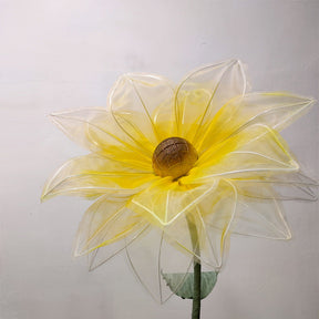 Roseytime Giant Flower Organza Sunflower Set of 3 or 4