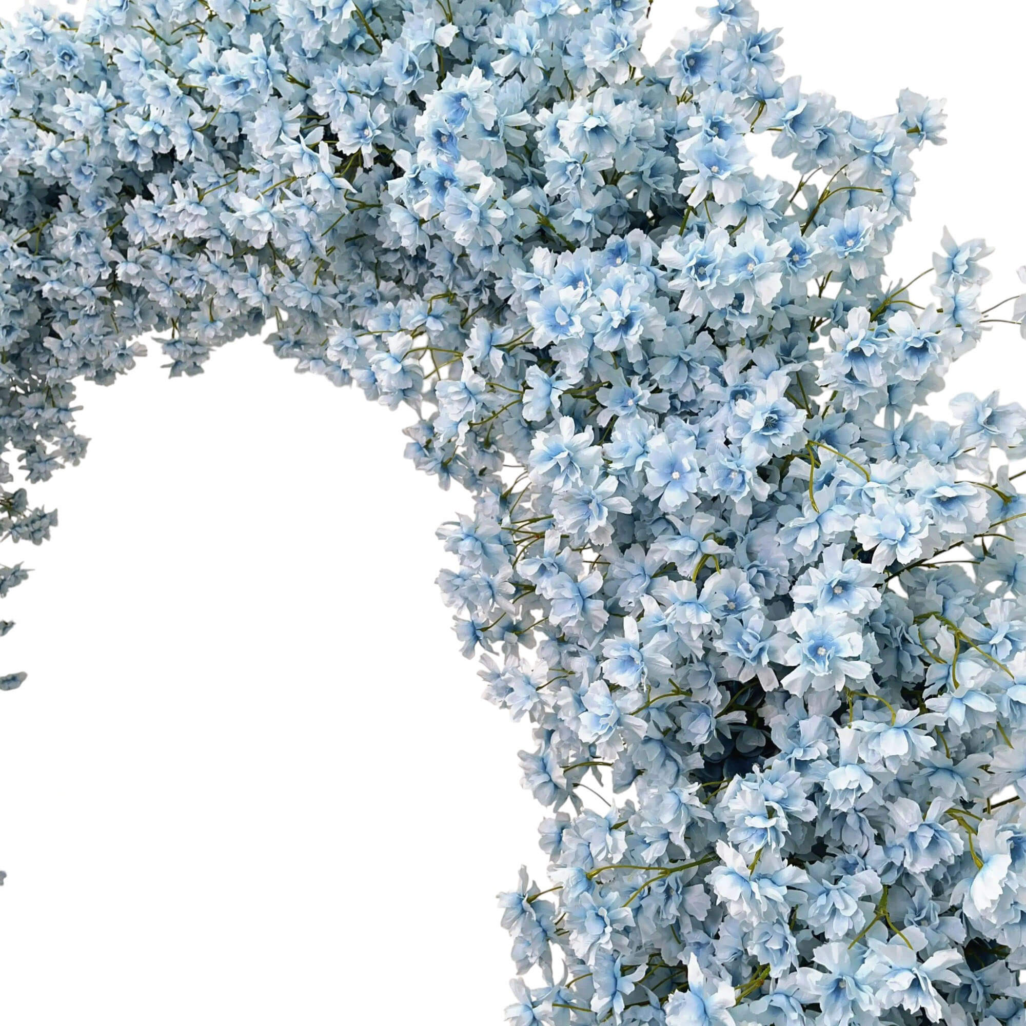 RoseyTime Blue Flower Arch n-shape Round Arch #RTA106