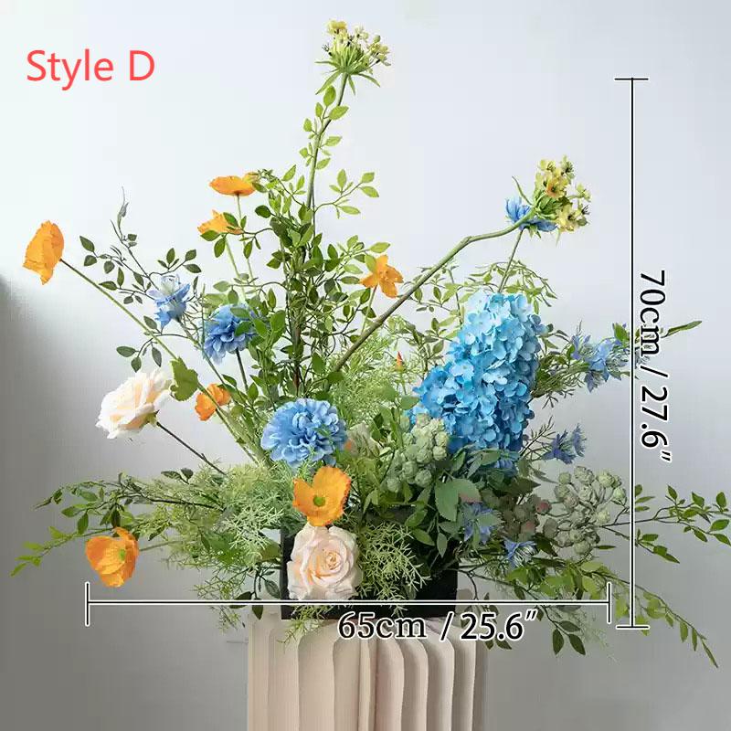 Roseytime Green Aisle Flowers Ground Wedding Flower Arrangement