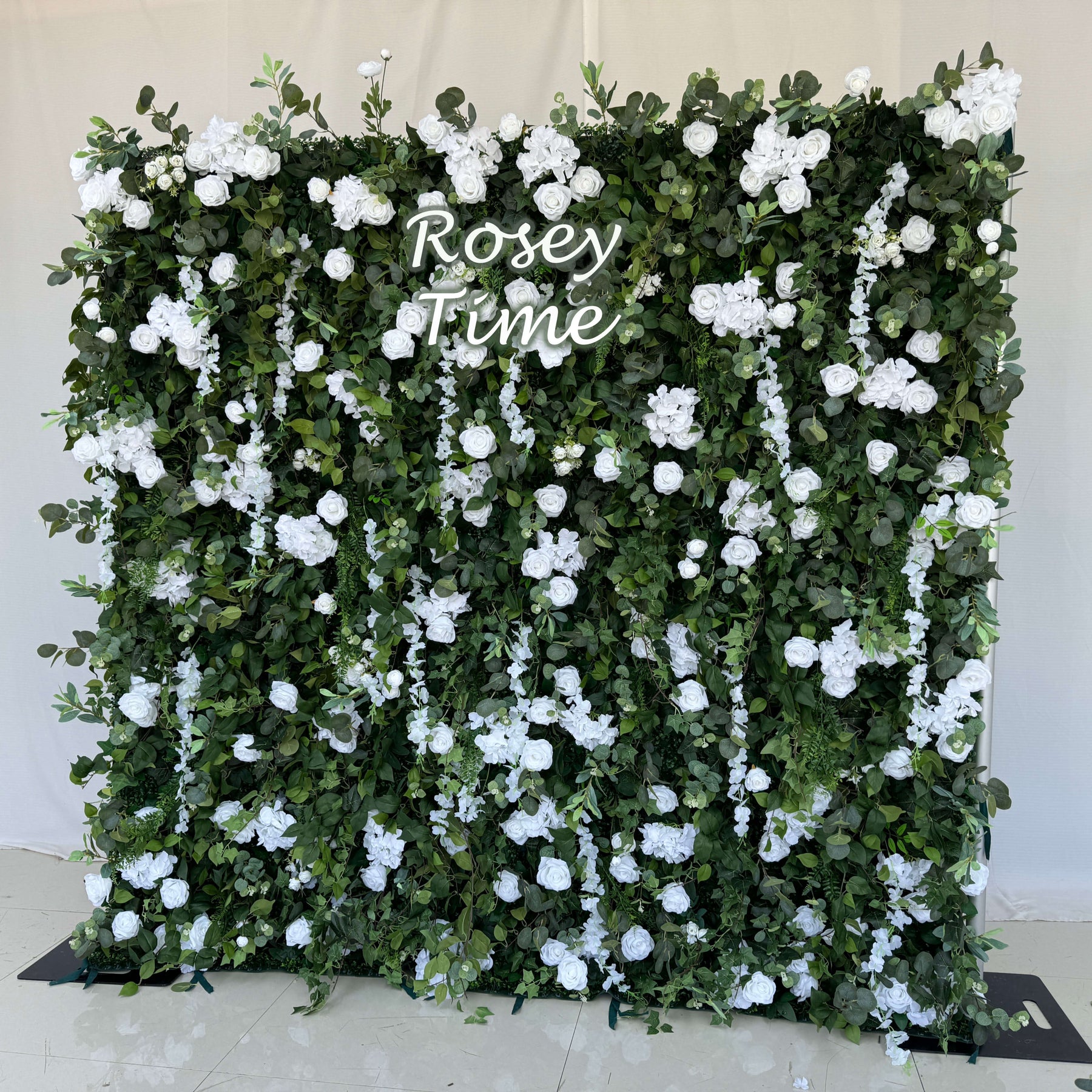 greenery flower wall